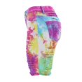 thumbnail image 4 of Womens High Waisted Jean Shorts Ripped Tie Dye Stretchy Denim Shorts For Women, 4 of 6
