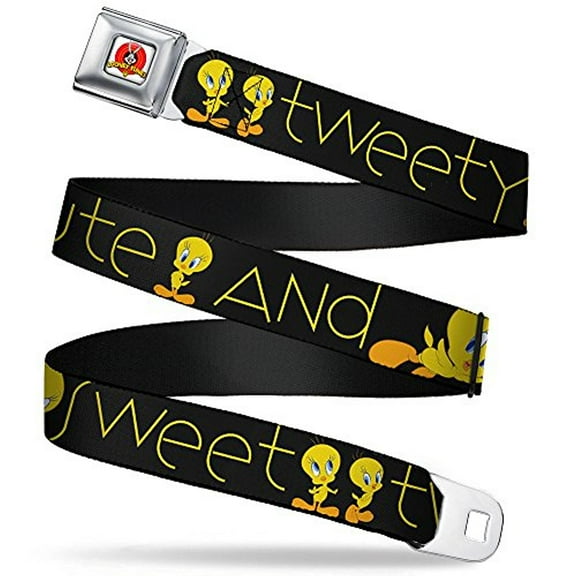 Buckle-Down Seatbelt Belt - Tweety Bird Poses