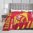 thumbnail image 6 of Custom Kansas City Blanket Gifts for Men Women Personalized Fans Add Name and Number Throw Blankets, 30" X 40",40" X 50", 50" X 60", 60" X 80", 6 of 6