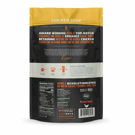 Kosmos Q 8029602 16 oz Chicken Soak Brine Mix