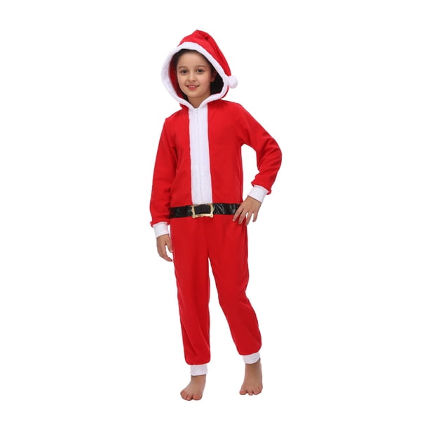 Disfraz de Niños Santa Wizland Mono para Navidad y Halloween 6-8 Años
