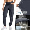 thumbnail image 5 of FEN AI Womens Cargo Joggers Hiking Pants Lightweight Quick Dry Water Resistant Travel Casual Pant for Women with 8 Pockets Gary, 5 of 9