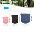 thumbnail image 2 of Uxcell Stuff Sacks, Waterproof Outdoor Storage Sack Portable Drawstring Dust Flap Bag for Camping Pink/Black/Blue, 2 of 7