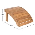 thumbnail image 4 of Safavieh Mopani Outdoor Contemporary Adirondack Ottoman, 4 of 6