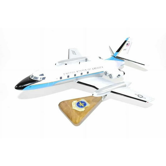 Lockheed Martin® VC-140B Military Airlift Command Jetstar Model, Mahogany Scale Model