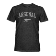 thumbnail image 2 of Men's 1863FC  Black Arsenal Athletic Wordmark Vintage Tri-Blend T-Shirt, 2 of 3