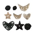thumbnail image 2 of 9 Uds bolas de ratán colgantes de corazones y estrellas BLESIY, 2 of 8