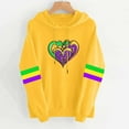 thumbnail image 1 of Xuyuer Women Mardi Gras Sweatshirt Mardi Gras Carnival Pullover Top Casual Long Sleeve, 1 of 4