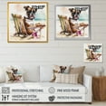 thumbnail image 4 of Designart Dog On The Beach IV Canvas Wall Art, 4 of 5