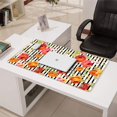 thumbnail image 3 of Long Mouse Pads for Desk,Pioneer Flower Floral Print Pattern Desk Mats on Top Of Desks, Desk Mouse Pad Extra Large with 3mm Non-Slip Base and Stitched Edge for Gaming,Office,Work,Home 31.5"x15.7", 3 of 6