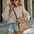thumbnail image 4 of ZUXONGSY Christmas Elk Print Shoulder Handbag for Women Casual Crossbody Bag Trendy Satchel with Adjustable Wide Strap for Dating Workout, 4 of 7