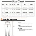 thumbnail image 3 of Wycnly on Sale Cropped Pants for Women Loose Straight Leg Pants for Women Casual Solid Elastic Waist Cropped Harem Pants Leisure Plus Size Cotton Linen Trousers with Pocket, 3 of 6