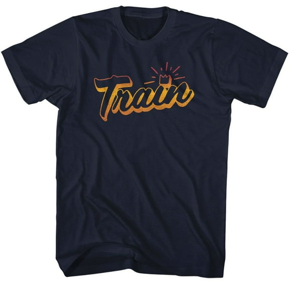 Train Gradient Navy T-Shirt