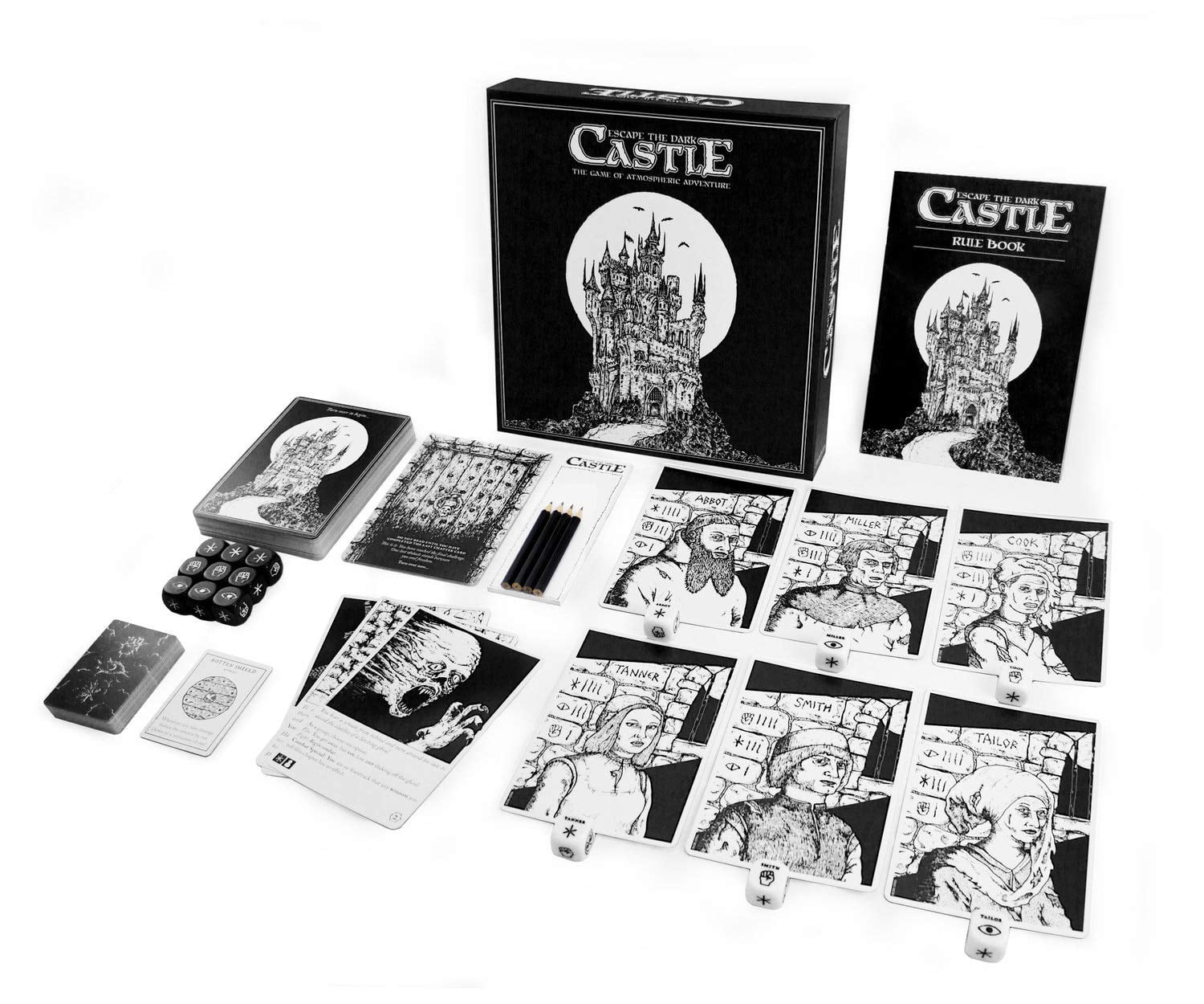 Escape The Dark Castle Cooperative Board Game for Ages 14+, from Asmodee