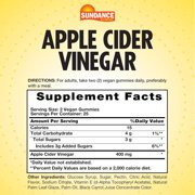 Apple Cider Vinegar Gummies | 50 Count | Apple Flavor | by Sundance