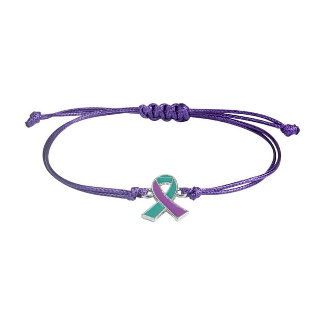 SDNall Adjustable Hand Chain Bracelet For Women, Meaningful Ribbon Symbolism Gift, Thoughtful Holiday And Awareness Day Present