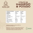 thumbnail image 5 of Citrato de Magnesio y Citrato de Potasio Raíces Zen 60 Cápsulas, 5 of 5