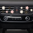 thumbnail image 1 of Guardoinrt 6pcs Alloy Easy To Car Air Freshener For Convenient Freshness On Go Air Purifying Air Vent Clips white pink black 1Set, 1 of 6