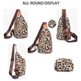 thumbnail image 2 of Fanny Pack Crossbody Bags, Women Chest Bag Sling Bag Small Crossbody Daypack Guitar Strap Purse PU Leather Satchel Shoulder Bag for Travel - Style:Style 2;, 2 of 7