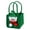 green, variant on HUONA Christmas Apple Fruits Basket Christmas Decorative Non-Woven Fabric Gift Basket Candy Tote Bag Red