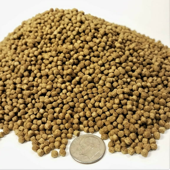 3 mm (1/8") Krill & Brine Shrimp Tropical Fish Growth Floating Pellets…1/8-lb