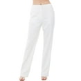 thumbnail image 1 of Made by Olivia Women's Solid High Waist Formal Zipper Closure Long Pants, 1 of 7