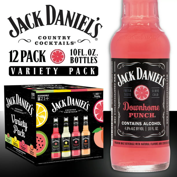 El principio cheque descuento Jack Daniel's Country Cocktails Variety Pack, 12 Pack, 10 oz Bottles -  Walmart.com