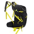 thumbnail image 2 of Mochila impermeable para viajes en bicicleta, senderismo, acampada, escalada, con cubierta para la lluvia, color negro y amarillo, 2 of 8
