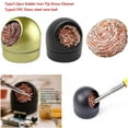 Welding Desoldering Soldering Solder Iron Tip Dross Cleaner Cleaning