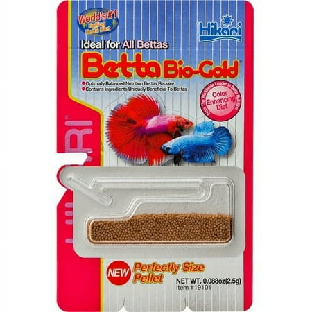 Hikari Betta: Betta Bio-Gold Baby Pellet Specialists' Fish Food Formula For Bettas, 2.5 Grams