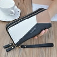 thumbnail image 2 of LONGshukeji Wristlet Wallet for Women Large Capacity Double Zipper Around Purse Credit Card Money Holder Birthday Gift Mom Wife Girlfriend, 2 of 6