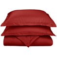 thumbnail image 1 of Cotton Rich 800 Thread Count Solid Duvet Cover Set  Full/Queen-Burgundy, 1 of 1