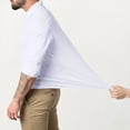thumbnail image 5 of Stretch Dress Shirts for Men Long Sleeve Stretch Button Down Shirts Slim Fit Formal Business Shirts for Office and Events 2026 White XL, 5 of 6