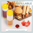 thumbnail image 3 of 20Oz Inverted Plastic Squeeze Bottles, Refillable Tip Large Valve Dispenser Condiment Squeeze Bottle for Sauces Ketchup, 3 of 7