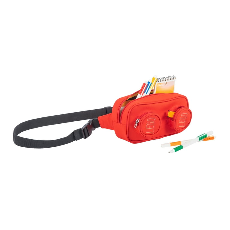 ◇NIEEH◇ BRICK BAG_RED LEGO Unisex Brick Hip Pack - Red - Walmart.com