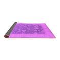 thumbnail image 2 of Ahgly Company Indoor Square Oriental Purple Industrial Area Rugs, 7' Square, 2 of 4