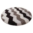 thumbnail image 1 of WIZUTIZ Reduced Price Area Rugs Clearance Mats for Bedroom Washable Rugs Throw Rugs Mat for Living Room Dorm Office Sofa Abstract Round Rug Pad Ultra Soft Shag Carpet Casual Cushion Pad 24 Inch, 1 of 4