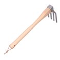thumbnail image 2 of Garden Hoe Hand Tiller Rake Gardening Weeding Cultivator Farming Tool for Flower Planting, 2 of 10