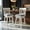 White & Gray, variant on Resenkos Kitchen Counter Bar Chairs, Bar Stools,26 Inch Bar Stool with Contoured Backrest and Swivel Padded Seat-Gray