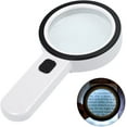 thumbnail image 1 of Magnifying Glass with Light, 30X Handheld Large Magnifying Glass 12 LED Illuminated Lighted Magnifier, 1 of 1