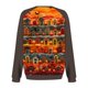 thumbnail image 4 of Sudadera de manga larga para mujer, informal, con cuello redondo, bonita, con estampado de Halloween, sudadera ligera con bolsillo, 4 of 6