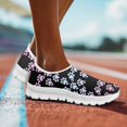 thumbnail image 3 of Psesaysky Dog Paw Printed Sneakers Women's Slip on Anti-Slip Breathable Walking Shoes Loafers Size 5.5-11.5, 3 of 7