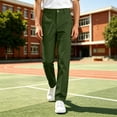 thumbnail image 6 of RQYYD Uniform Pants for Boys Straight Fit Chino Pants with Pockets Belt Loops 5-15 Years Kids Back To School, 6 of 9
