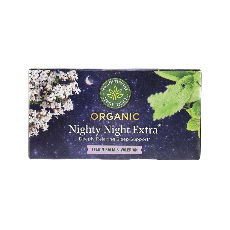 Traditional Medicinals Organic Nighty Night Extra®, Lemon Balm
