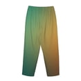 thumbnail image 5 of Daiia Orange To Teal Gradient Women's Sleep Pant with Pockets and Drawstring,Pajama Pants-XX-Large, 5 of 9
