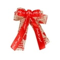 thumbnail image 2 of Cheers.US Bow Decor, Tree Bow Ornament, Shiny Ribbon Bowknot for Holiday Party Crafts Home Decoration, 2 of 7