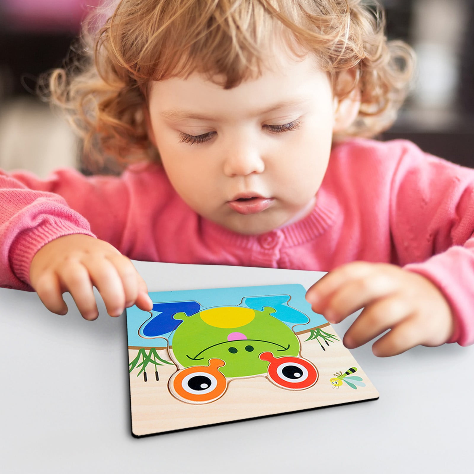 Fridja Wooden Puzzles Toddler Toys Gifts For 1 2 3 Year Old Boys Girls