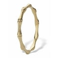 thumbnail image 2 of PalmBeach Jewelry Stackable Bamboo Band Ring (1.8mm) 10K Solid Yellow Gold, 2 of 5