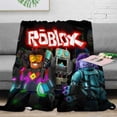 thumbnail image 4 of ROBLOX-Manta de siesta suave y cómoda con estampado 3D, manta cálida de franela para dormir, regalo de cumpleaños para niñas, nuevo, 4 of 4