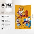 thumbnail image 5 of Cuphead Soft Blanket Fuzzy Fleece Anti-pilling Flannel Throw Blanket Decor Sofa Bed Blanket 40x60in, 5 of 7